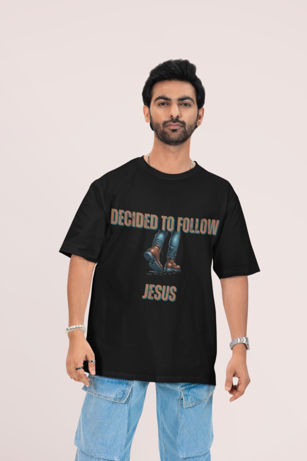 Decided to Follow Jesus - Men's Tee - Image 2