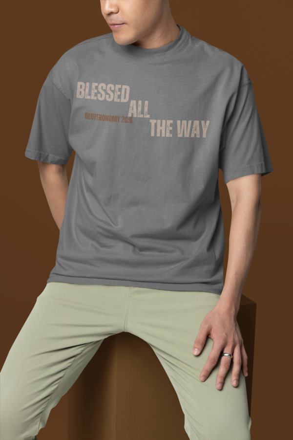 Blessed All the way - Graphic T-Shirt - Image 4