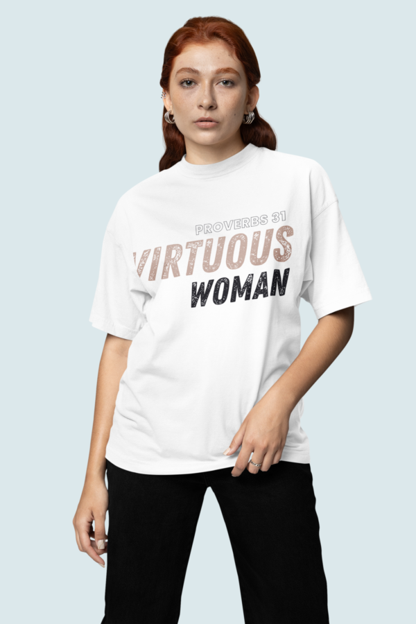 Proverbs 31 - Virtuous Woman Tee - Image 4