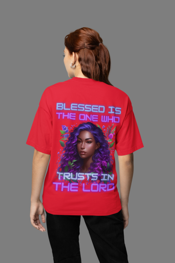 Trust God - Ladies Inspirational Graphic Tee - Image 4