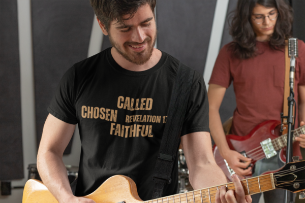 Called, Chosen, Faithful - Men's Tee - Image 2