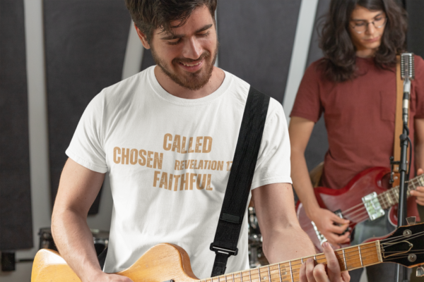 Called, Chosen, Faithful - Men's Tee - Image 4