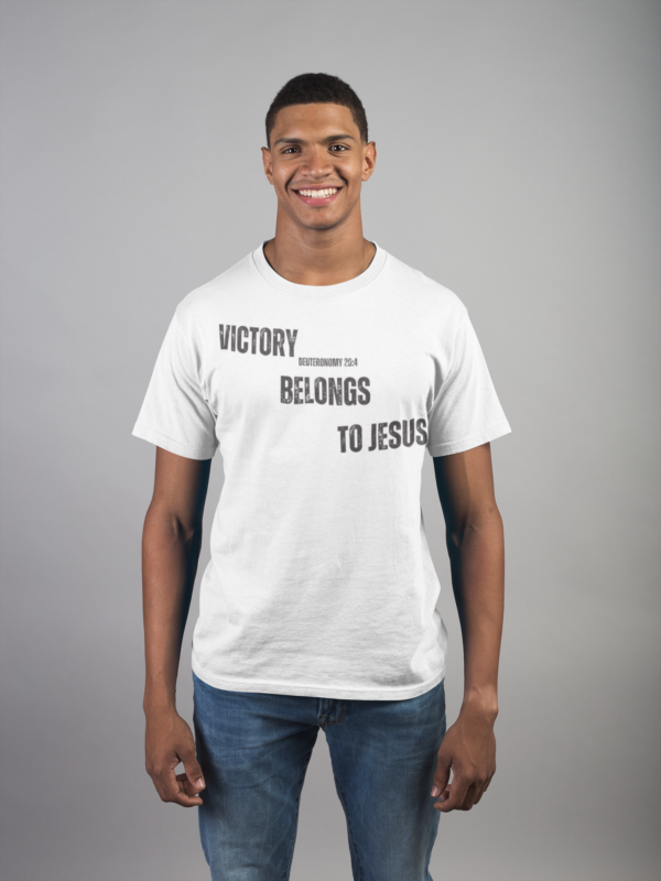 Victory Belongs To Jesus - Men's Tee - Image 2